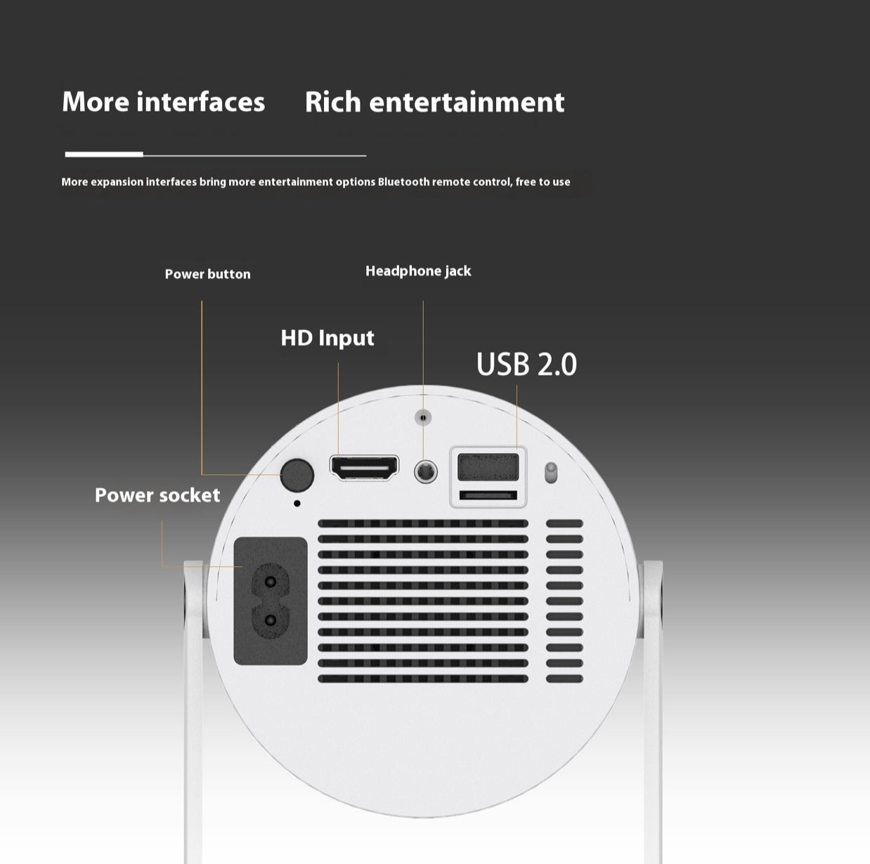 Conducta Mini 4K Projector